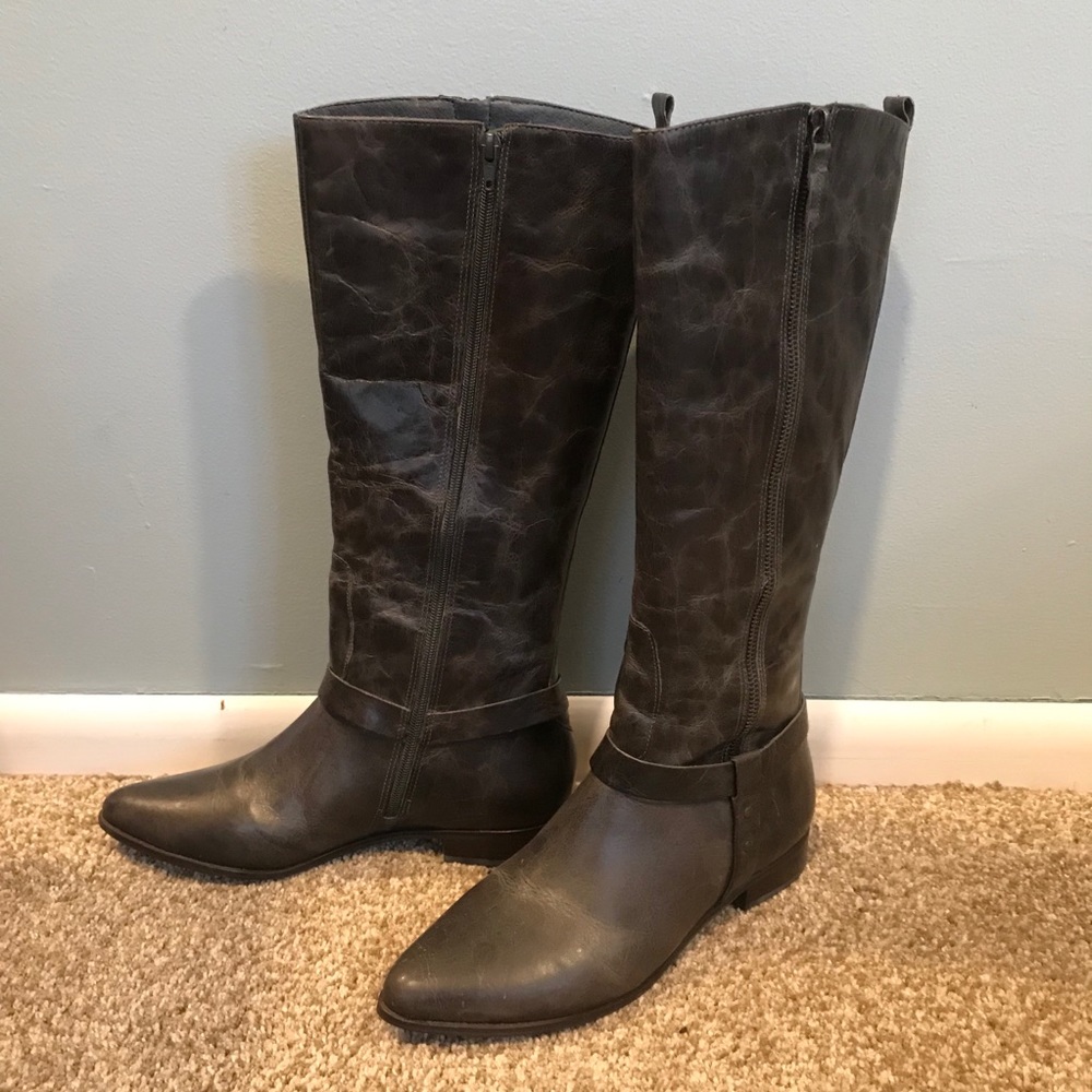 Matisse Knee High Boots with Zippers